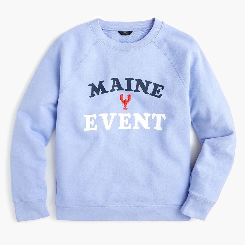 NWT J. Crew “Maine Event” Sweatshirt
